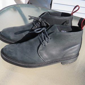 men's Matte Black Allen Edmond Surrey Port Washington Weatherproof boot  sz10